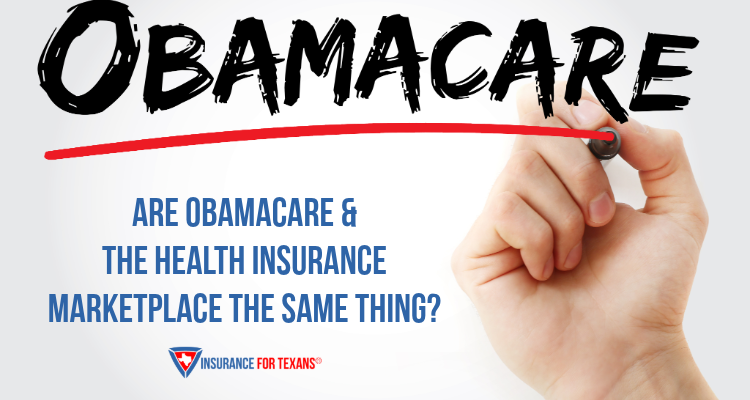 Are Obamacare &amp; The Health Insurance Marketplace The Same Thing?