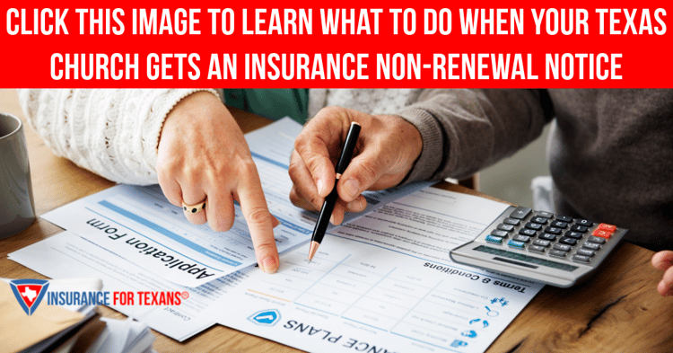 What to Do When Your Texas Church Gets an Insurance Non-Renewal Notice